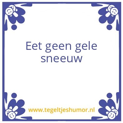 Tegeltje: Voor de club