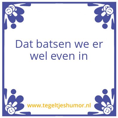 Tegeltje: Op dit kantoor