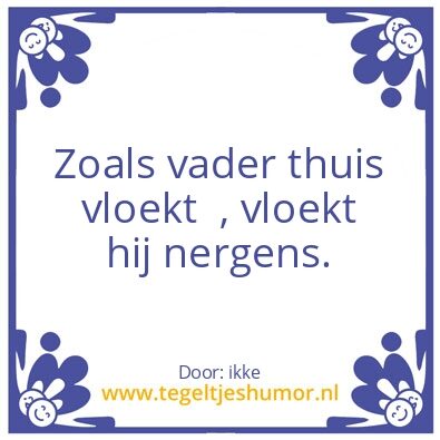 Tegeltje: mooi