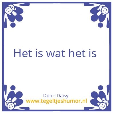 Tegeltje: Pregenannant