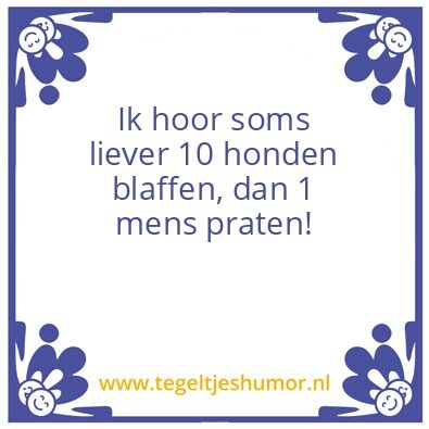 Tegeltje: Tja