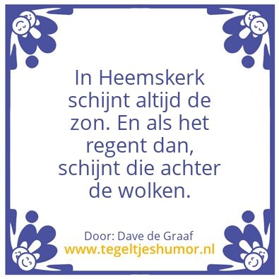 Tegeltje: Heemskerk