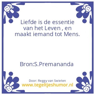 Tegeltje: Liefde