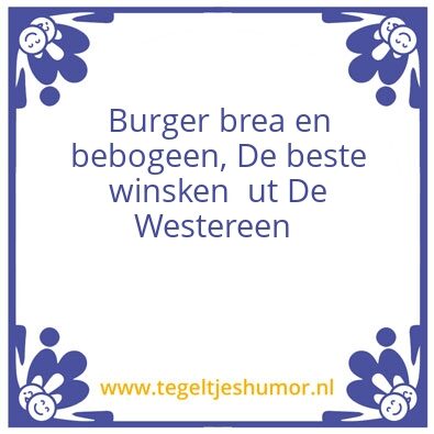 Tegeltje: De Westereen