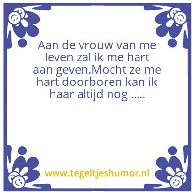 Tegeltje: Leven