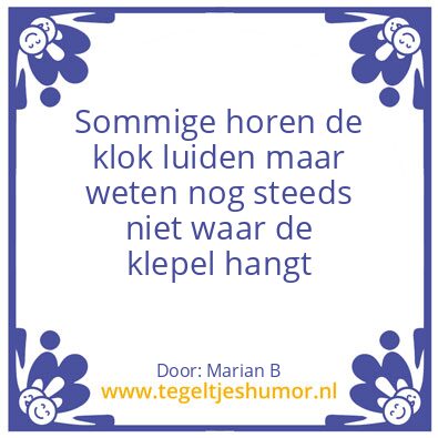 Tegeltje: Marian Borg