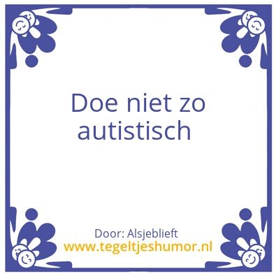 Tegeltje: ?