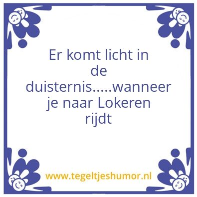 Tegeltje: Lokeren