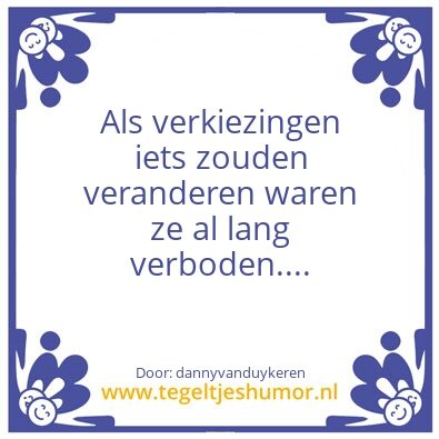 Tegeltje: Tegel