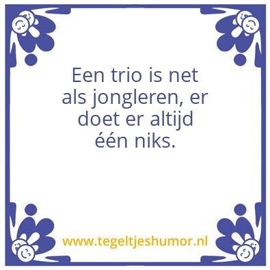 Tegeltje: jongleren