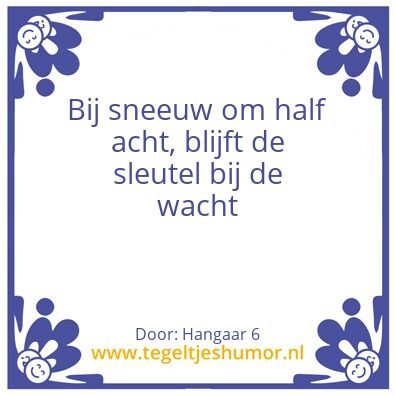 Tegeltje: hangaar 6