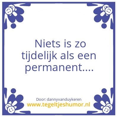 Tegeltje: Tegel