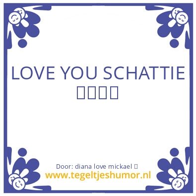 Tegeltje: liefde