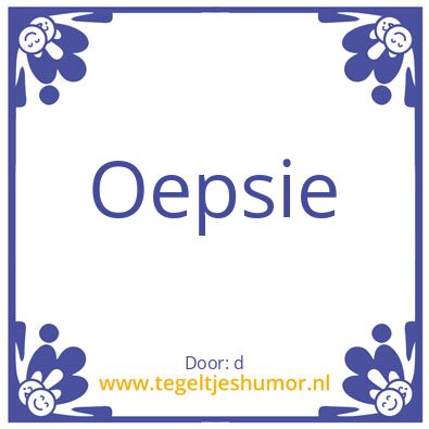 Tegeltje: ksk