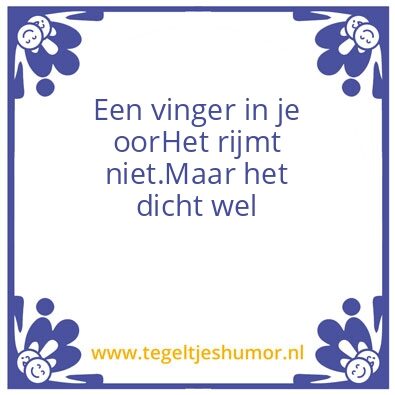 Tegeltje: Rijmen en dichten
