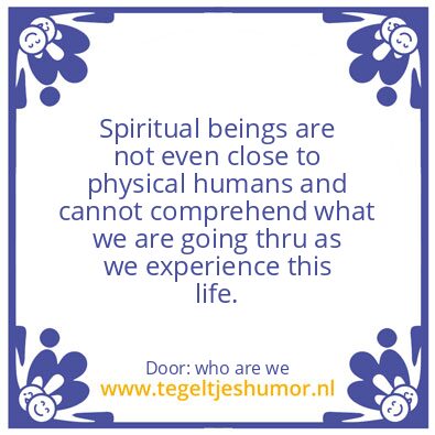 Tegeltje: Spiritual Beings