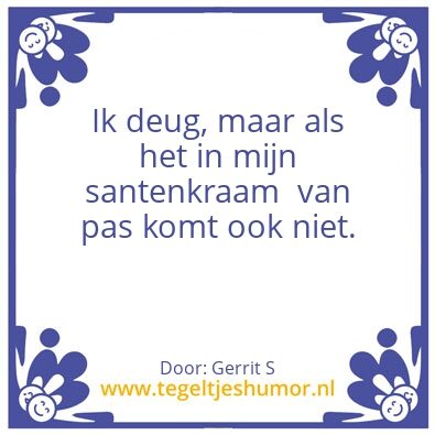 Tegeltje: Ik ben Gerrit