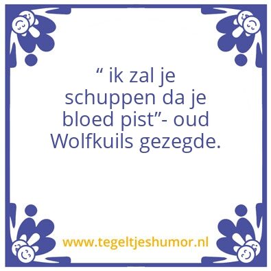 Tegeltje: Tegel