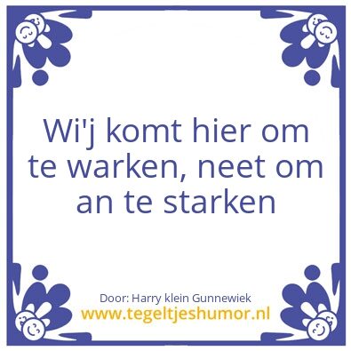 Tegeltje: Harry
