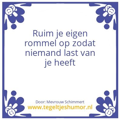 Tegeltje: Shit