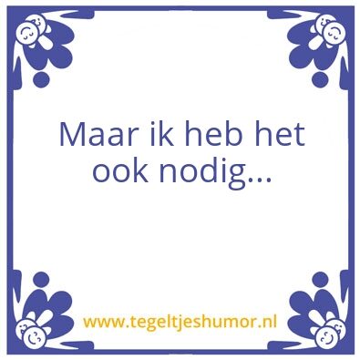 Tegeltje: HR