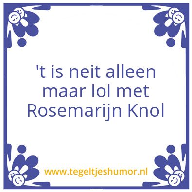 Tegeltje: het weer niet onderschatten