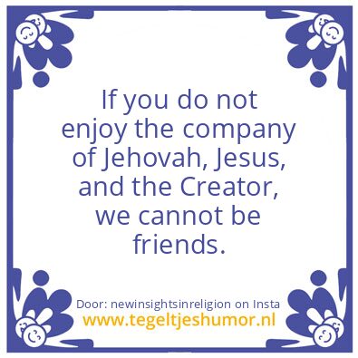 Tegeltje: Have you ever noticed ?