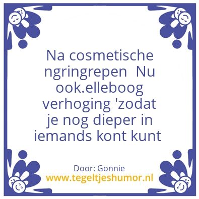 Tegeltje: Dieper