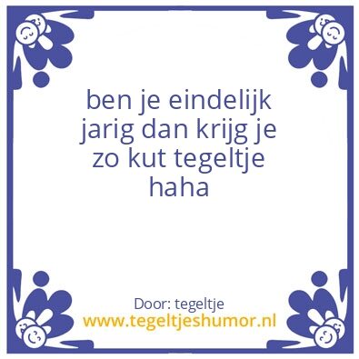 Tegeltje: tegeltje