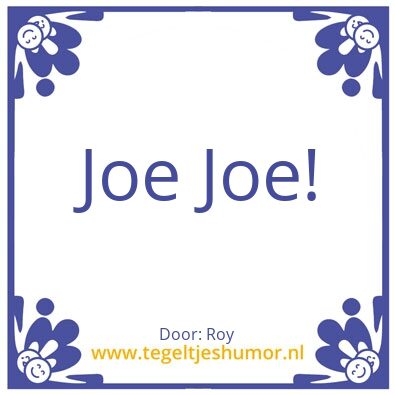 Tegeltje: Roy