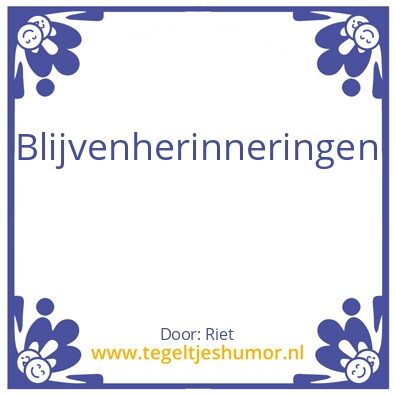 Tegeltje: Riet