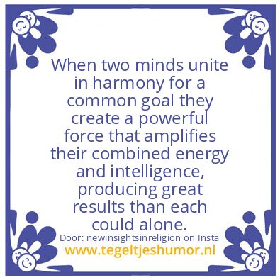Tegeltje: THE UNIVERSE IS CONSCIOUS