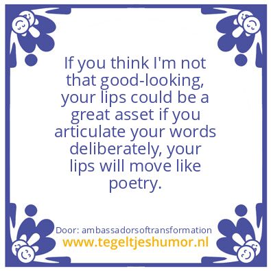 Tegeltje: to appear