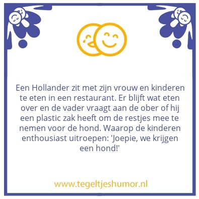 Tegeltje: Hond