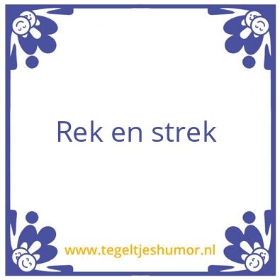 Tegeltje: Lekker laten lullen