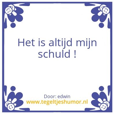 Tegeltje: het begint bij jezelf