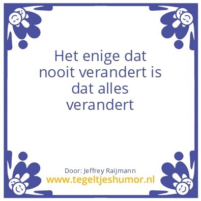 Tegeltje: spreuk