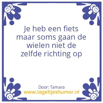Tegeltje: Geluk