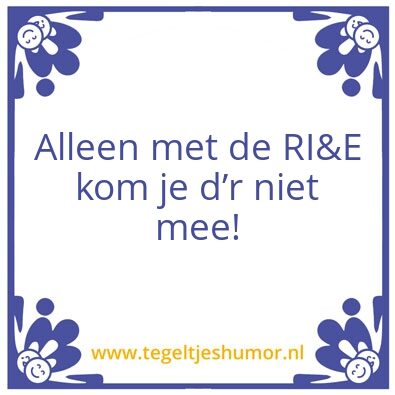 Tegeltje: Riene