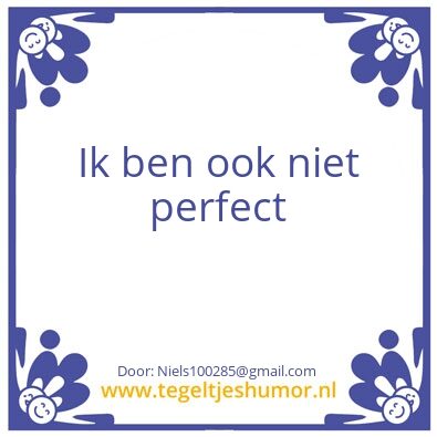 Tegeltje: Bouwspreuk