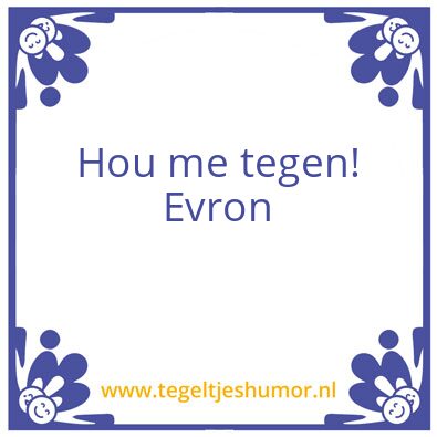Tegeltje: Tegeltje