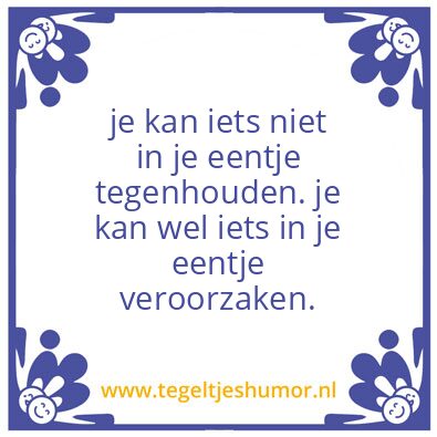 Tegeltje: kjkjws