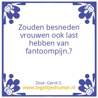 Tegeltje: Ik ben Gerrit.