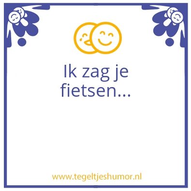 Tegeltje: De slip