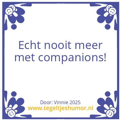 Tegeltje: Vinnie 2025