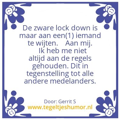 Tegeltje: Ik ben Gerrit