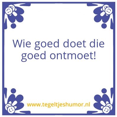 Tegeltje: .