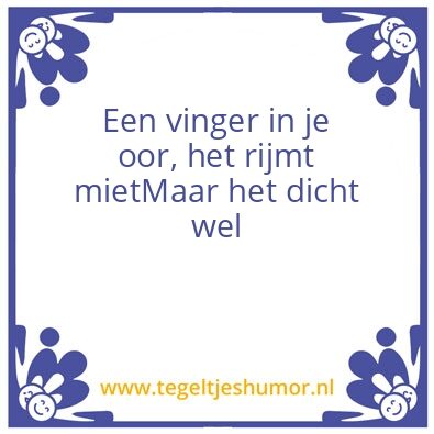 Tegeltje: Rijmen en dichten