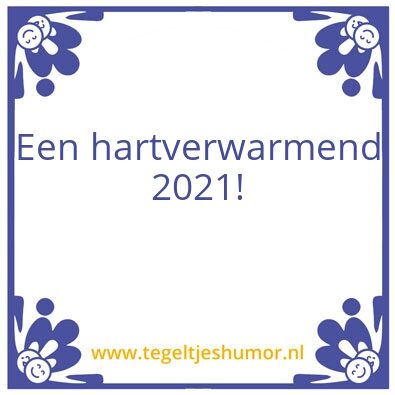 Tegeltje: 2021