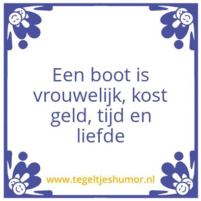 Tegeltje: Das boot